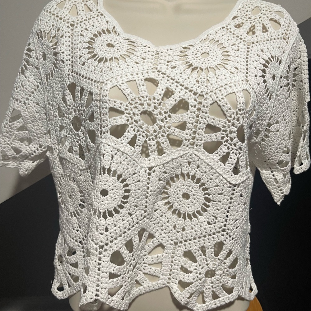 White Lace Top